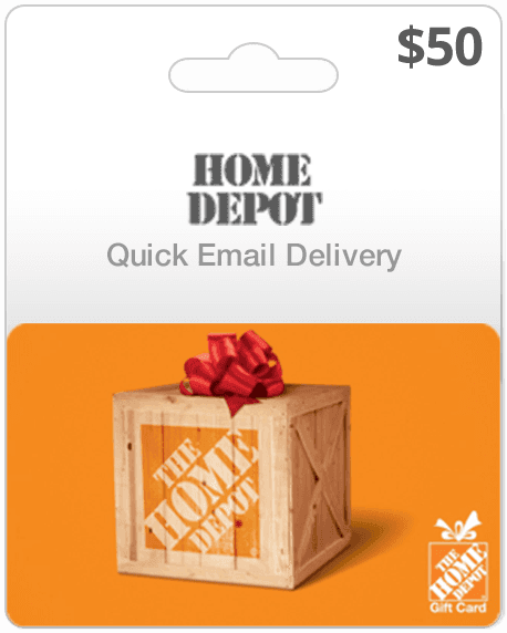 $50 Home Depot Gift Card