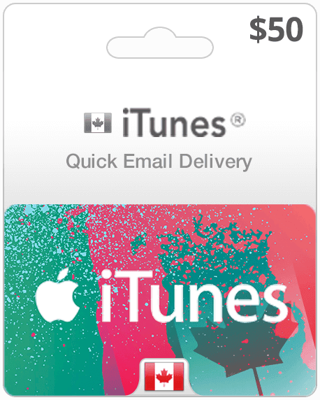 $50 Canada iTunes Gift Card (Email Delivery)
