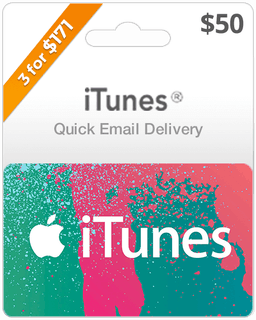 $50 USA iTunes Gift Card (Email Delivery)