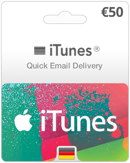 $50 Germany iTunes Gift Card (Email Delivery)