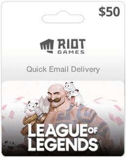 $50 League of Legends Game Card (Email Delivery)