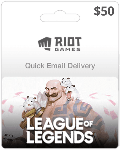$50 League of Legends Game Card (Email Delivery)