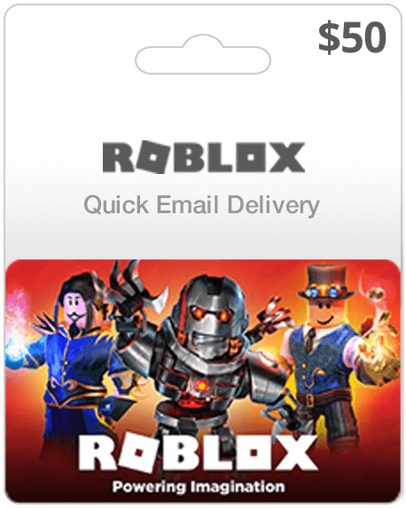 Card roblox 50 reais