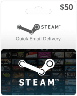 $50 Steam Gift Card (Email Delivery)