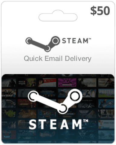 $50 Steam Gift Card (Email Delivery)