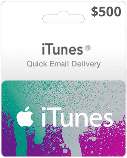 $500 USA iTunes Gift Card (Email Delivery)