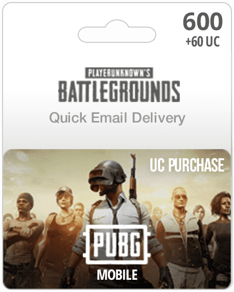 600UC PUBG Mobile Gift Card - Email Delivery