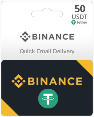 50 USDT Tether Binance Gift Card