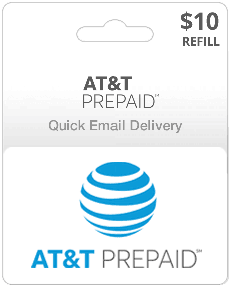 $10 AT&T Prepaid Gift Card