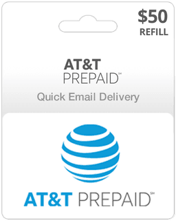 $50 AT&T Prepaid Gift Card