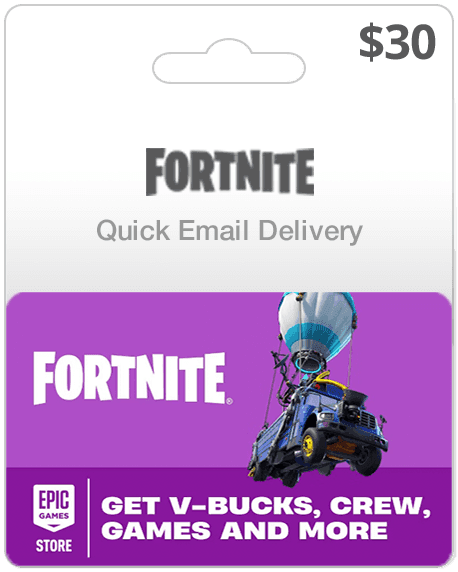 $30 Fortnite V-Bucks Card - Email Delivery