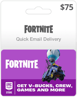 $75 Fortnite V-Bucks Card - Email Delivery