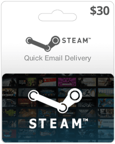 $30 Steam Gift Card (Email Delivery)
