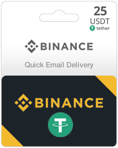 25 USDT Tether Binance Gift Card