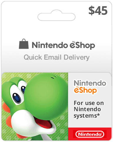 $45 Nintendo eShop (Email Delivery)
