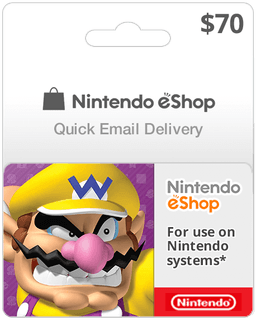 $70 Nintendo eShop (Email Delivery)