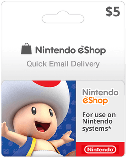 $5 Nintendo eShop (Email Delivery)