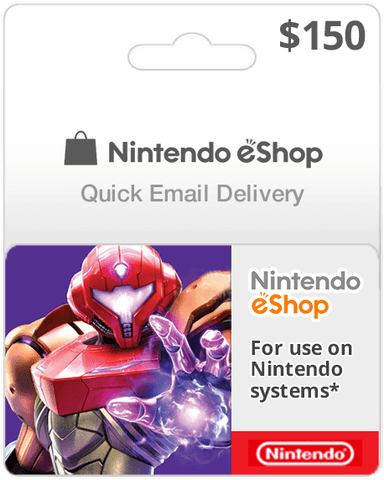$150 Nintendo eShop (Email Delivery)