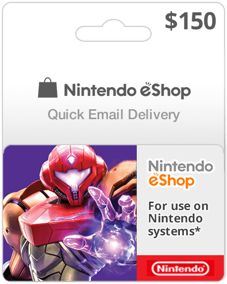 $150 Nintendo eShop (Email Delivery)