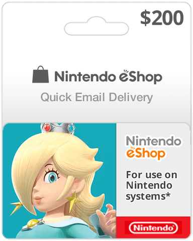 $200 Nintendo eShop (Email Delivery)
