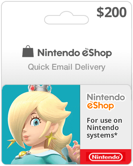 $200 Nintendo eShop (Email Delivery)