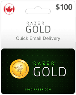 $100 Razer Gold Canada Game Card