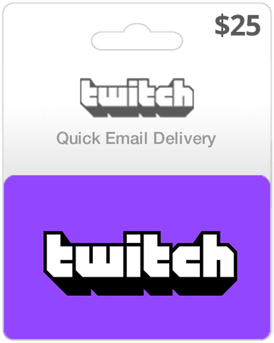 $25 Twitch Gift Cards