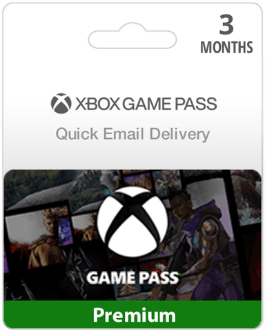 3 Month Xbox Game Pass Premium Membership Card (Email Delivery)