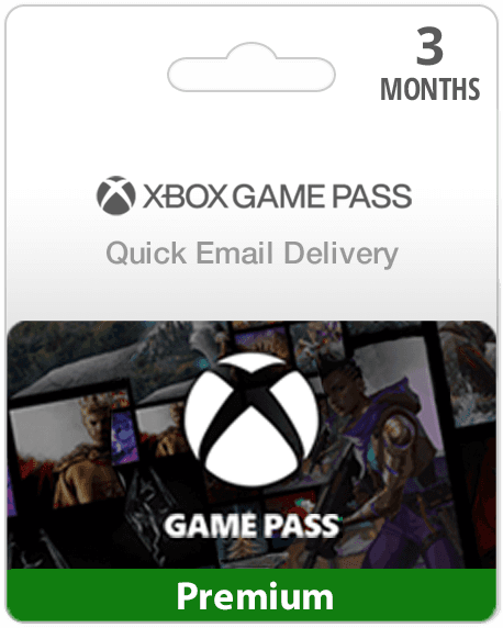 3 Month Xbox Game Pass Premium Membership Card (Email Delivery)