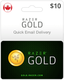 $10 Razer Gold Canada Game Card