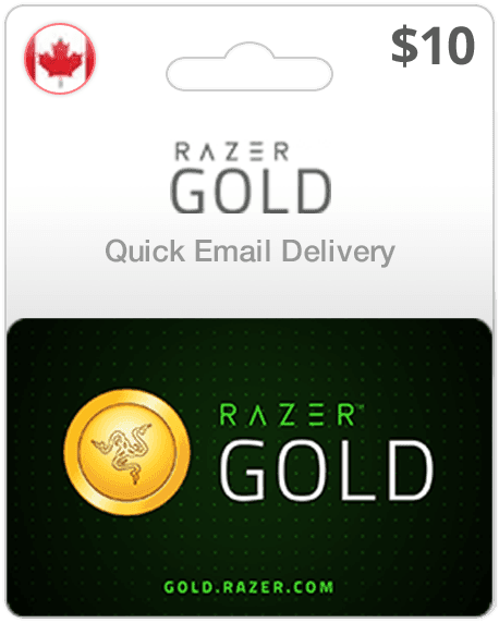 $10 Razer Gold Canada Game Card
