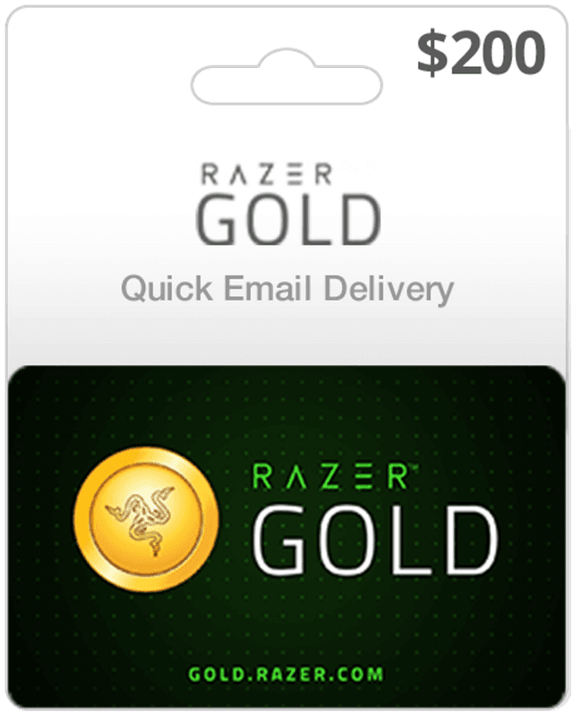 $200 Razer Gold Global Game Card
