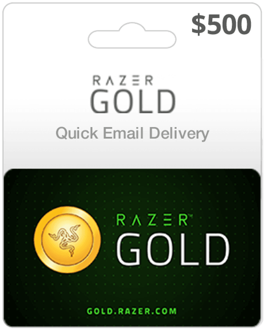 $500 Razer Gold Global Game Card