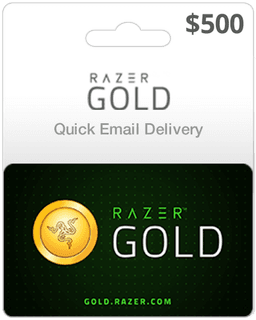 $500 Razer Gold Global Game Card
