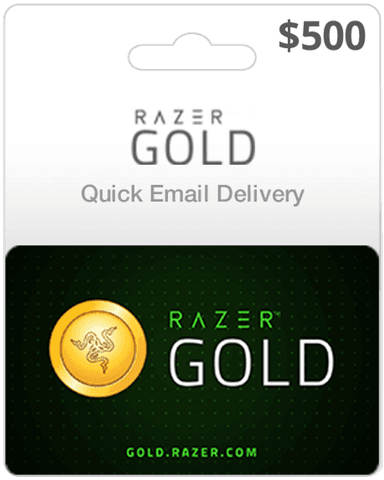 $500 Razer Gold Global Game Card