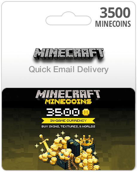 3500 Minecraft Minecoin Card (Email Delivery)