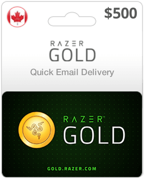 $500 Razer Gold Canada Game Card