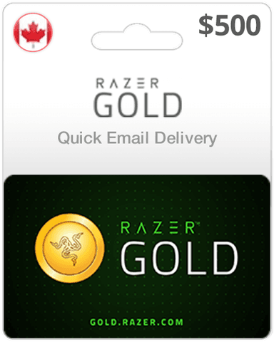 $500 Razer Gold Canada Game Card