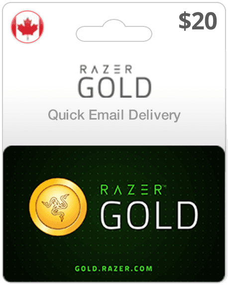 $20 Razer Gold Canada Game Card