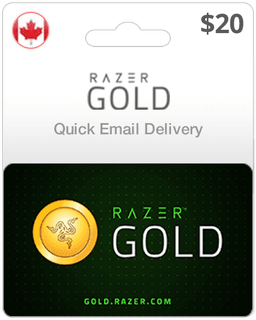 $20 Razer Gold Canada Game Card