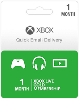 1 Month Membership - Xbox Live Gold Subscription Card (Email Delivery)