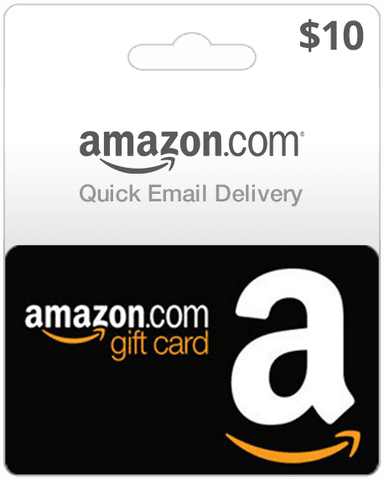 $10 Amazon Gift Card - Email Delivery