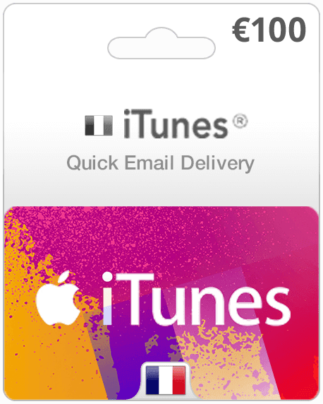 $100 France iTunes Gift Card (Email Delivery)