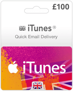 $100 UK iTunes Gift Card (Email Delivery)