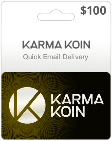 $100 Karma Koin (Email Delivery)