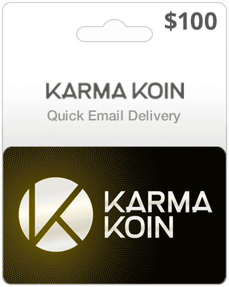$100 Karma Koin (Email Delivery)