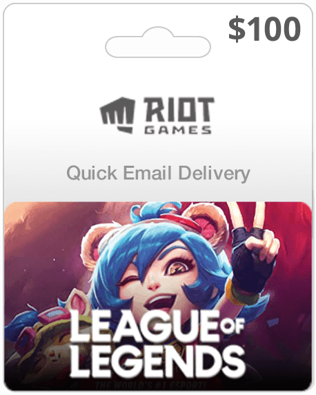 $100 League of Legends Game Card (Email Delivery)