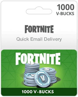 1000 Fortnite V-Bucks Card - Email Delivery