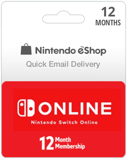 12 Month Nintendo Switch Online Membership