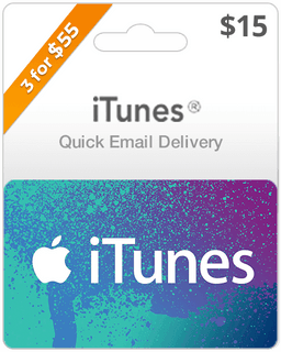 $15 USA iTunes Gift Card (Email Delivery)